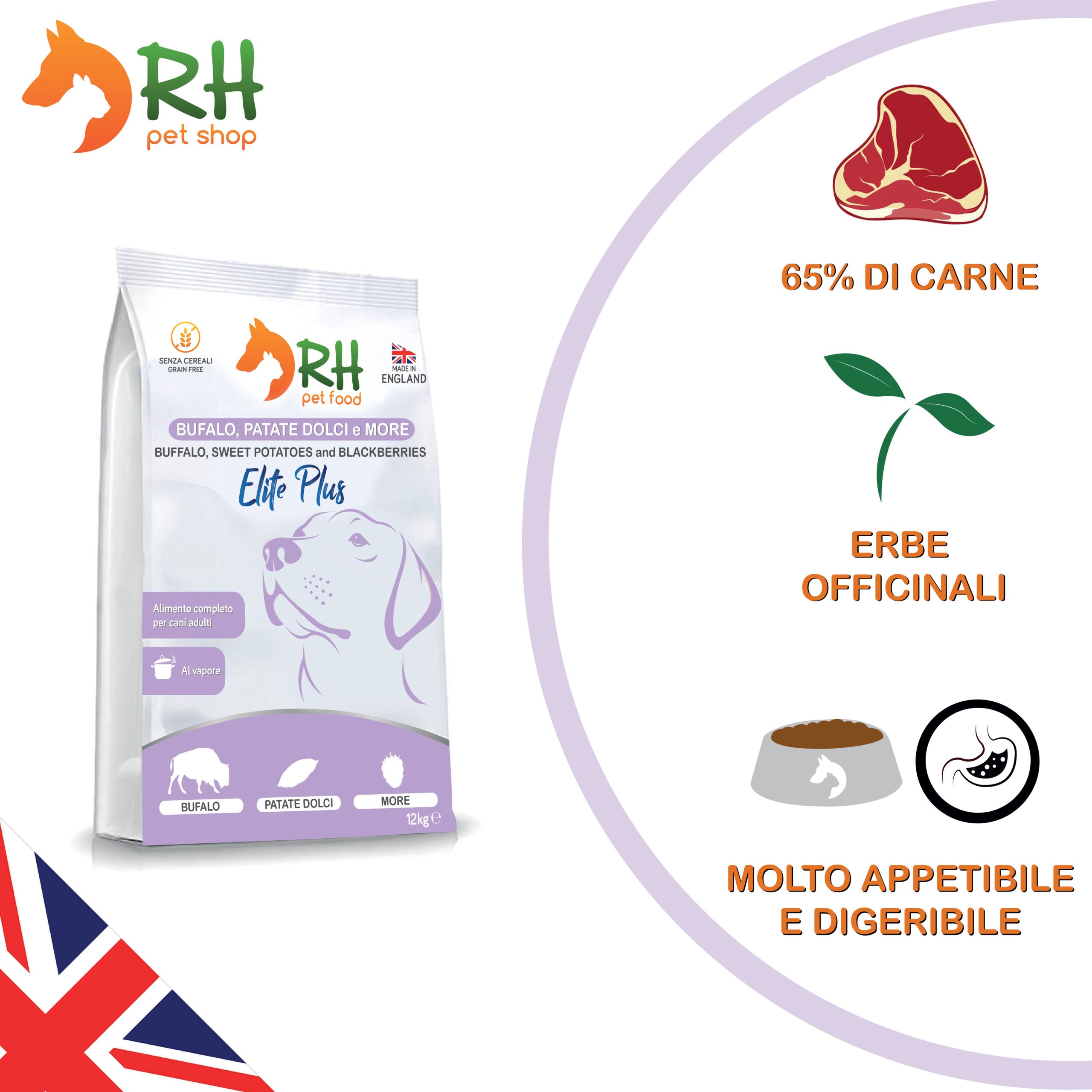 Bufalo, patate dolci e more Elite plus