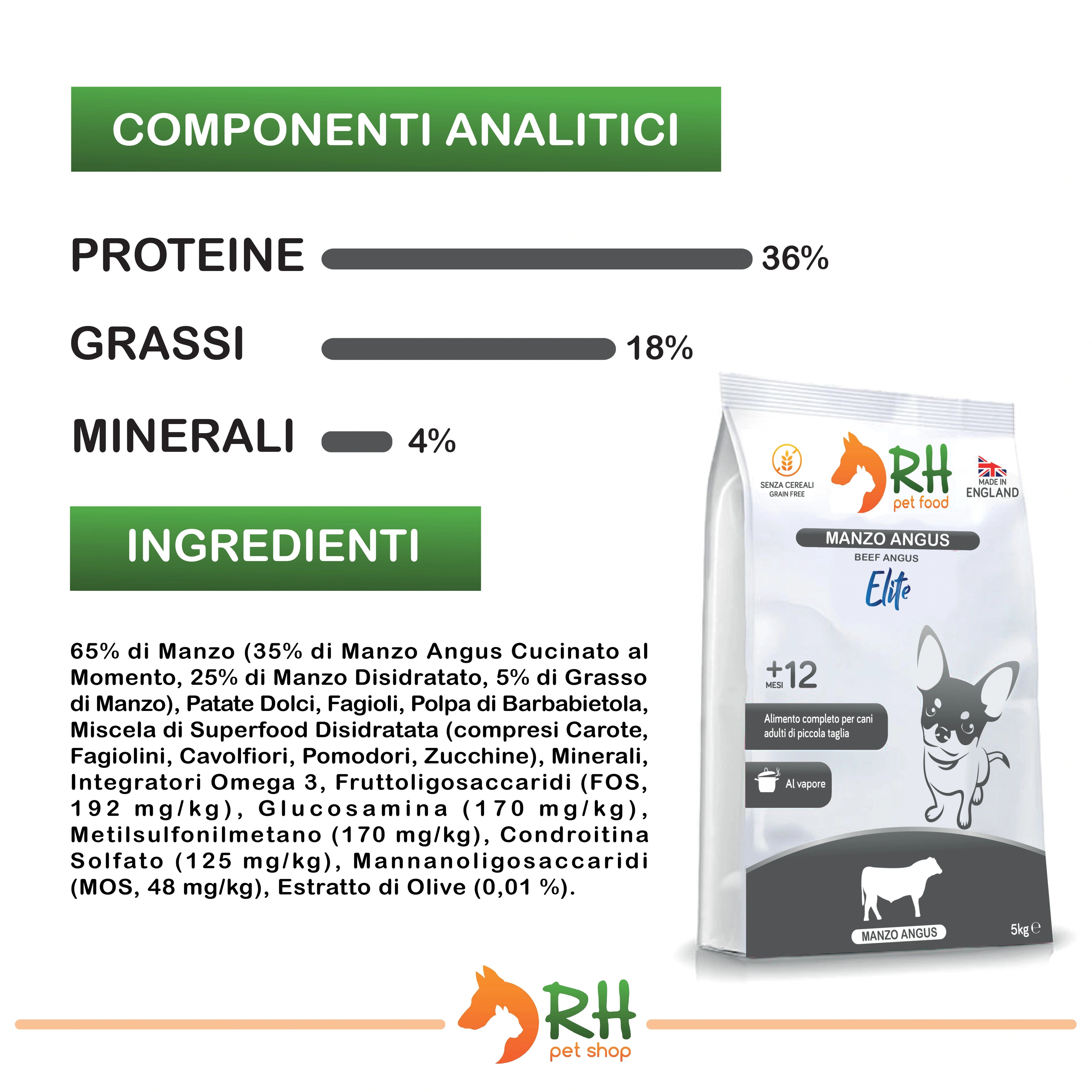 Manzo Angus mini Elite plus