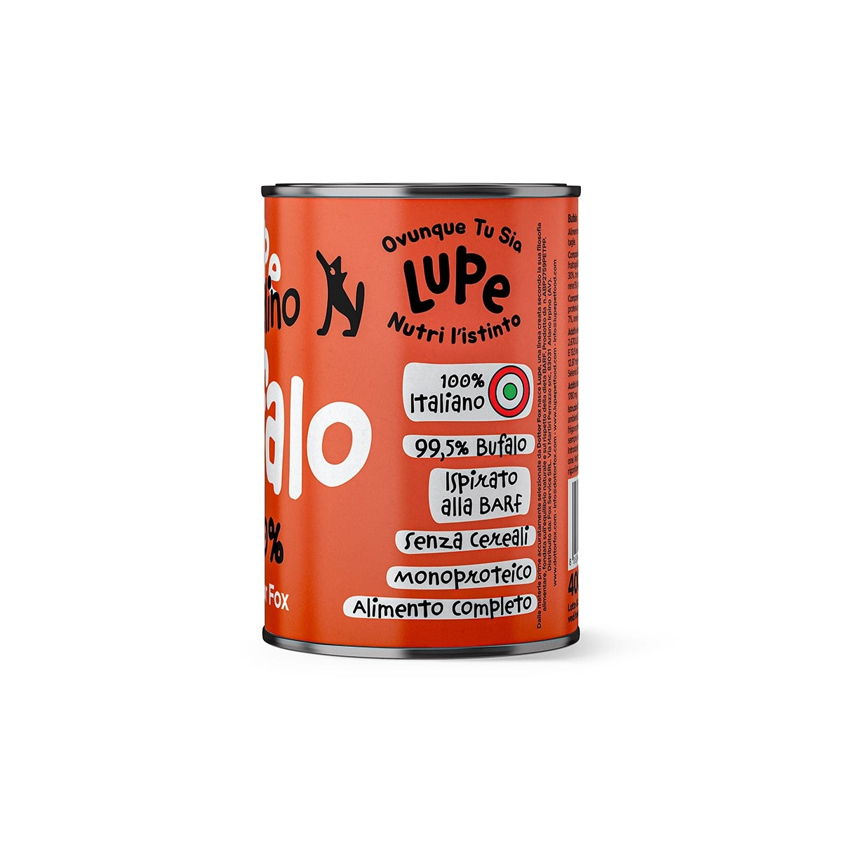 Umido Barf in lattina DottorFox 400gr