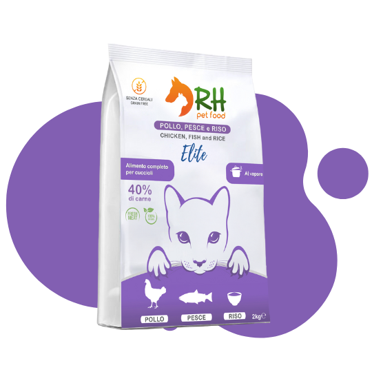 Pollo, pesce e riso Elite Kitten