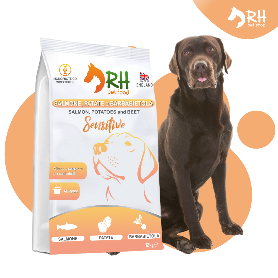 Salmone, patate e barbabietola Sensitive - benefici