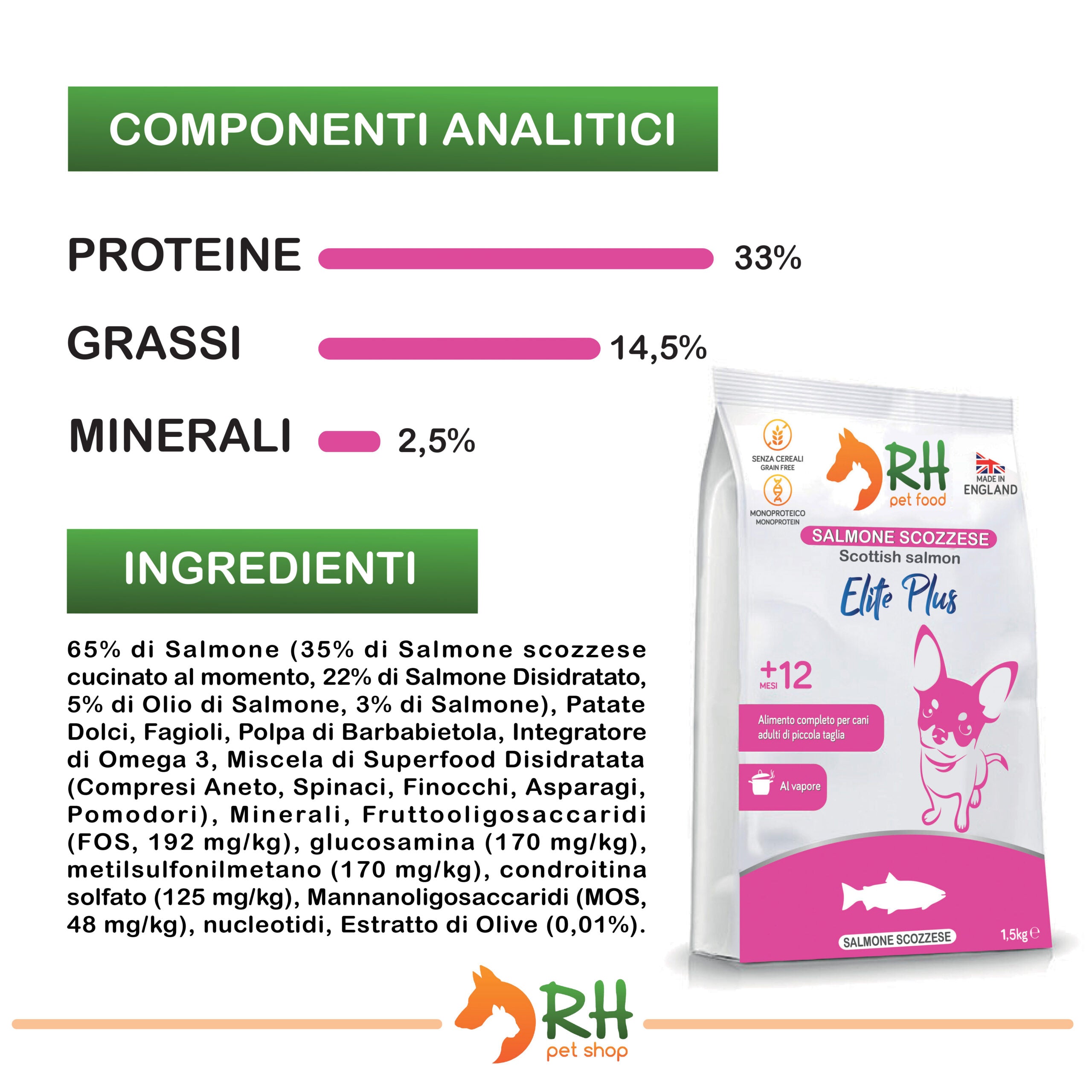 Salmone Scozzese mini Elite plus