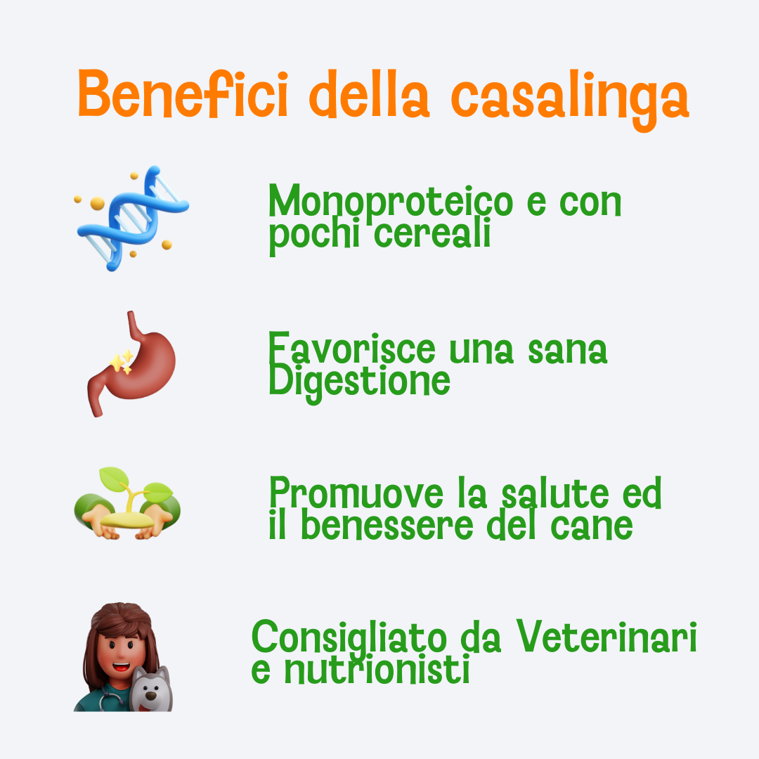 Casalinga cotta Maiale (NO FRIGO) Sottovuoto Per Cani