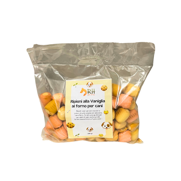 Biscotti ripieni alla vaniglia