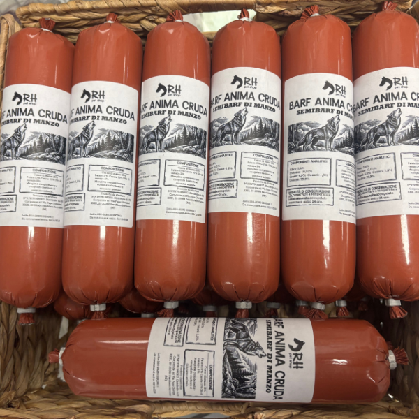 Umido Semi BARF Manzo 400gr Anima Cruda