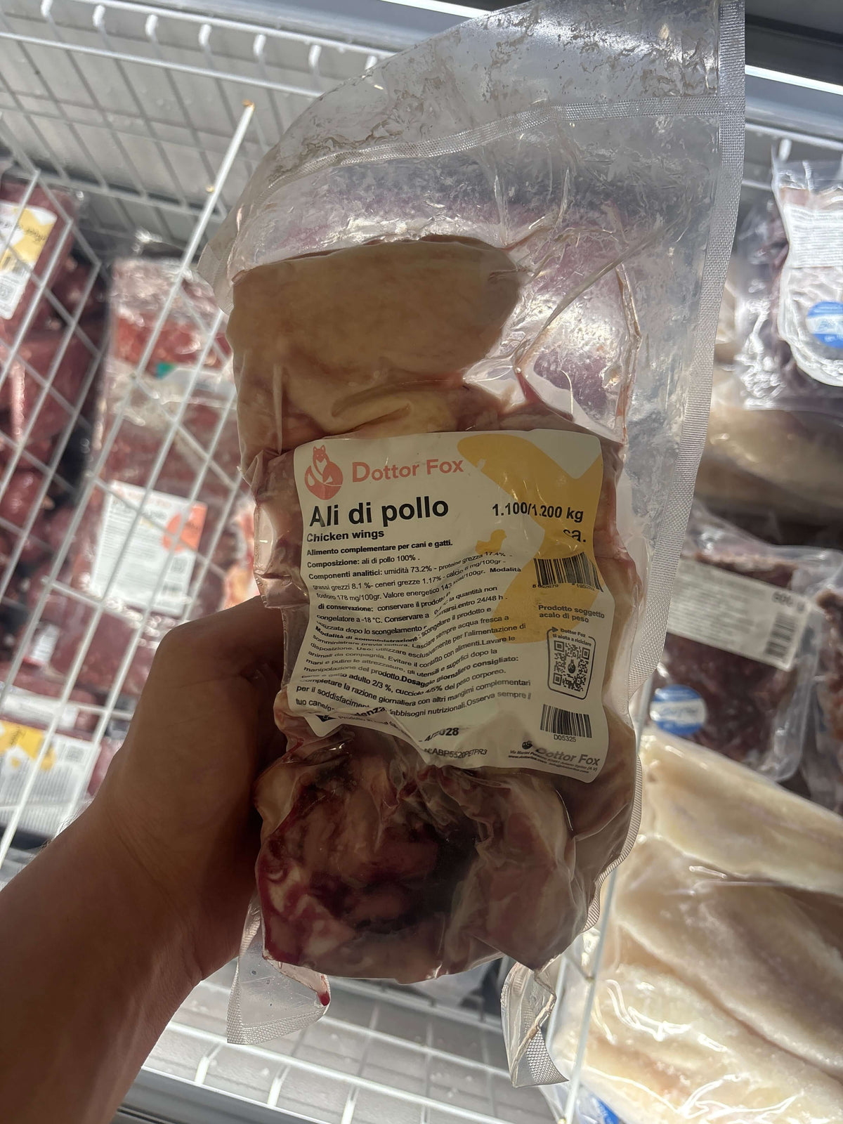 Ali di pollo Dottor Fox - confezione frontale per cani