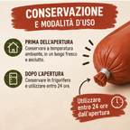 Umido Semi BARF Manzo 400gr Anima Cruda