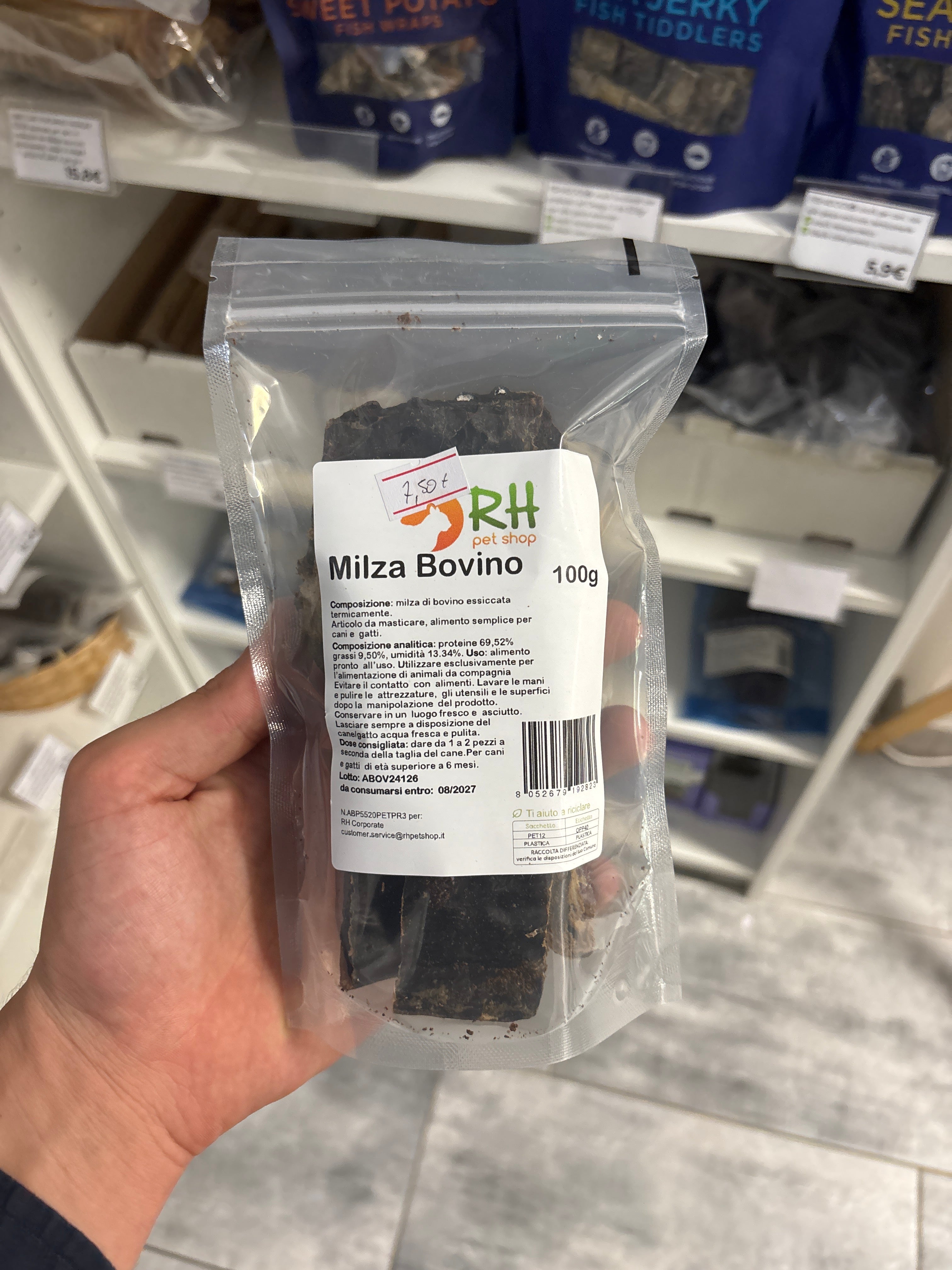 Milza bovino 100gr