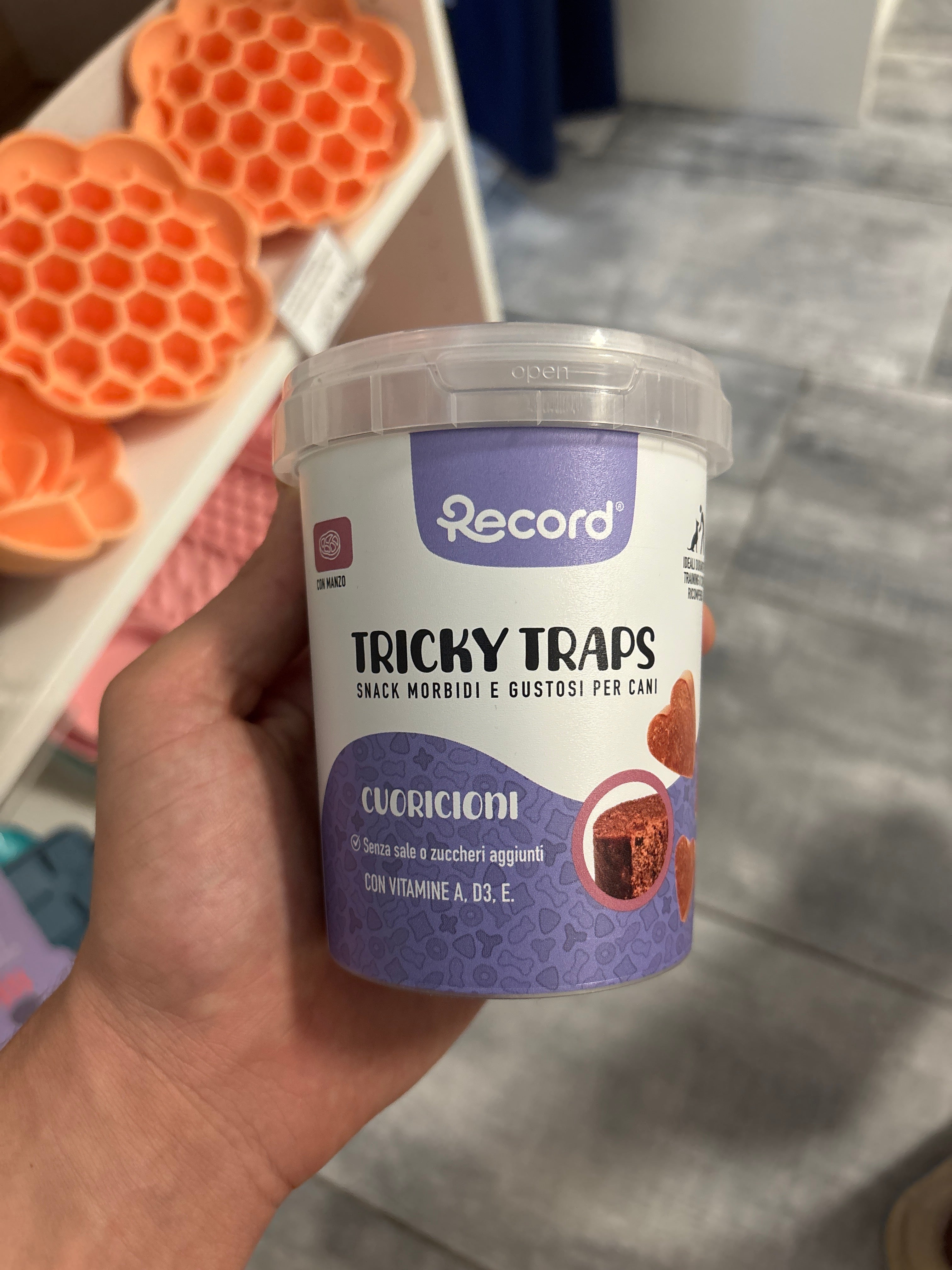 Tricky traps snack addestramento Record
