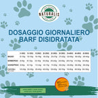 BARF Disidratata Salmone Naturalis BARF 500gr