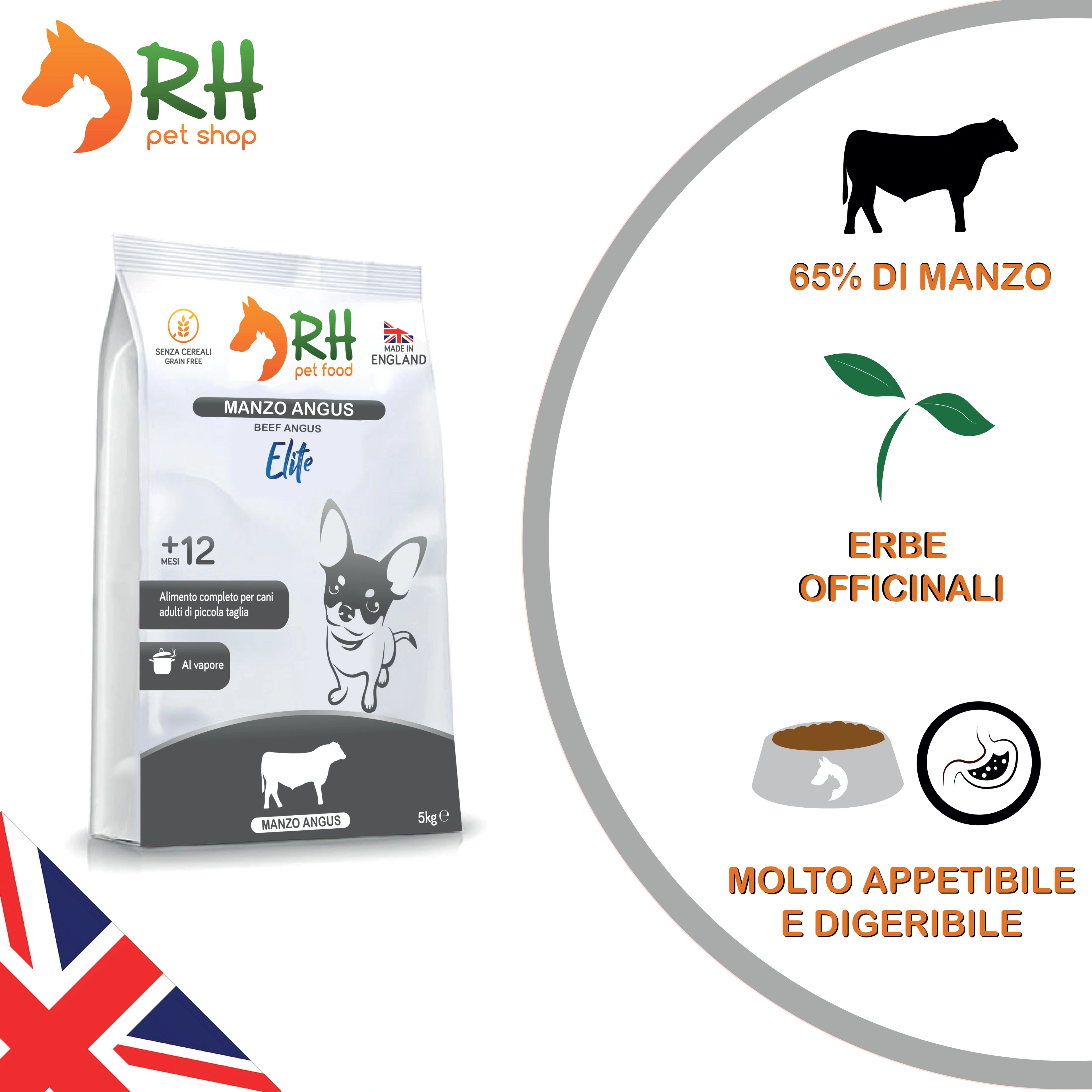 Manzo Angus mini Elite plus