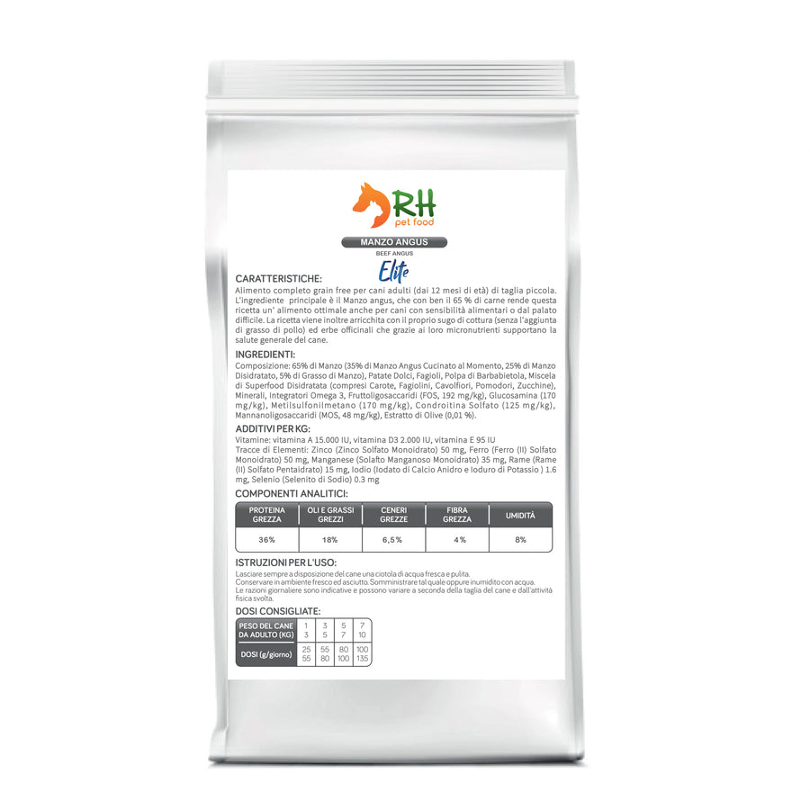 Manzo Angus mini Elite plus