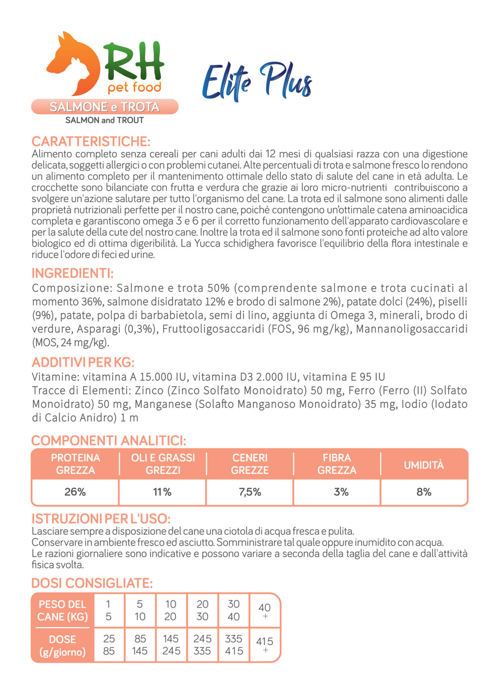 Salmone e Trota Elite plus