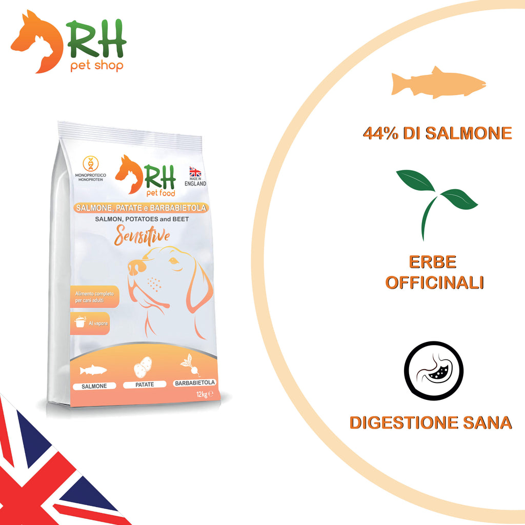 Salmone, patate e barbabietola Sensitive