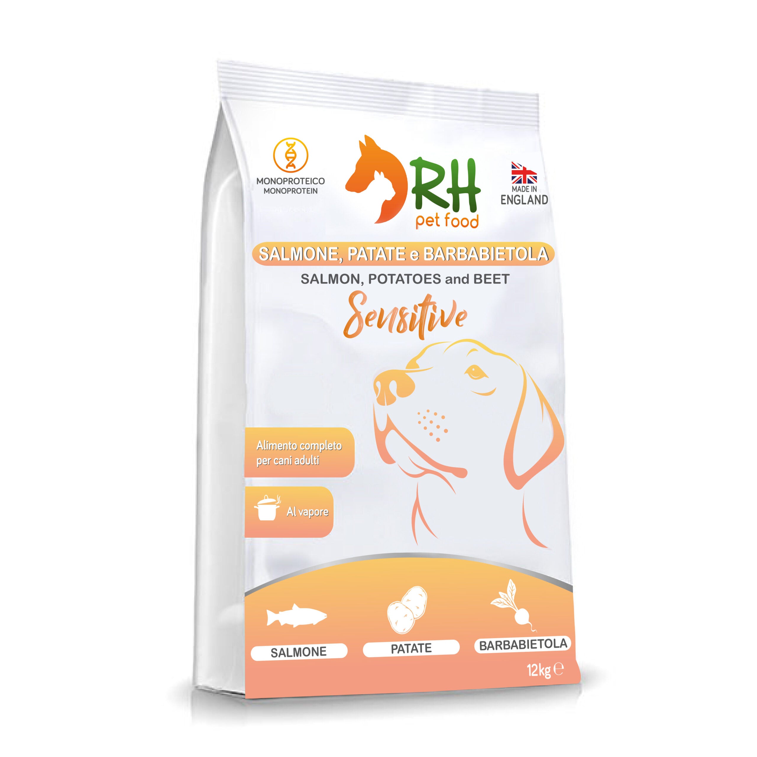 Salmone, patate e barbabietola Sensitive