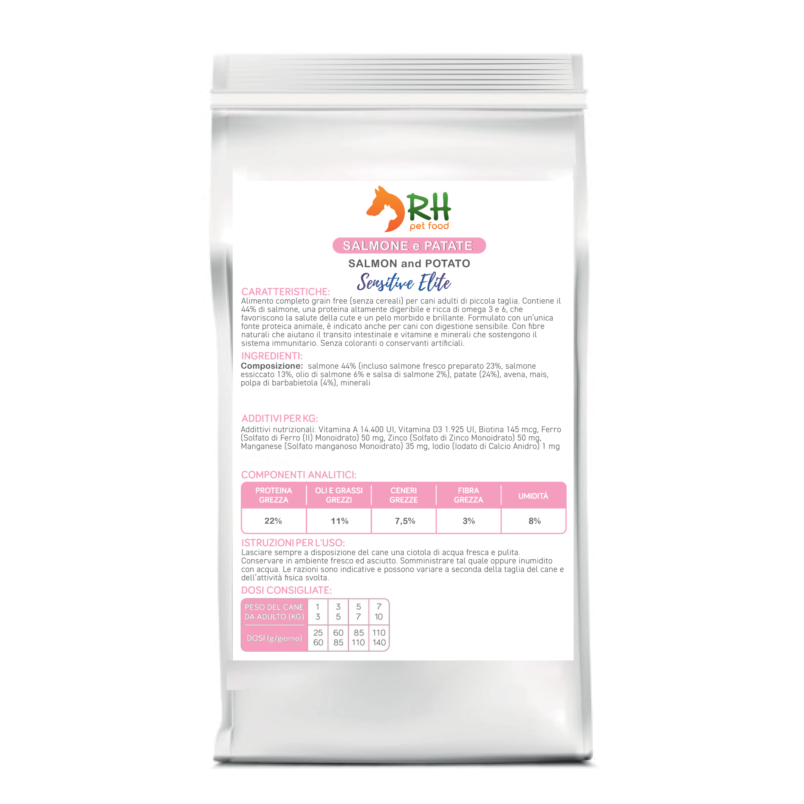 Salmone e patate Mini Sensitive