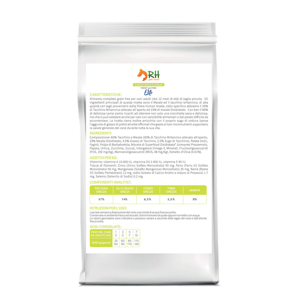 Tacchino e Maiale mini Elite plus
