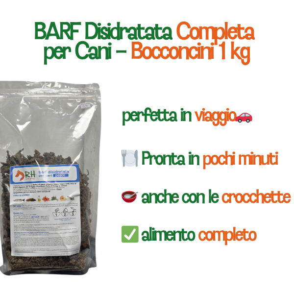 BARF Disidratata Pesce completa – Bocconcini 1 kg