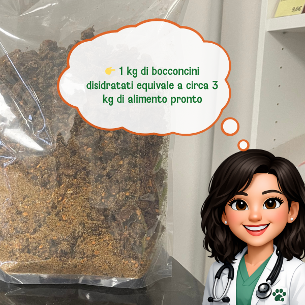 BARF Disidratata Agnello completa – Bocconcini 1 kg