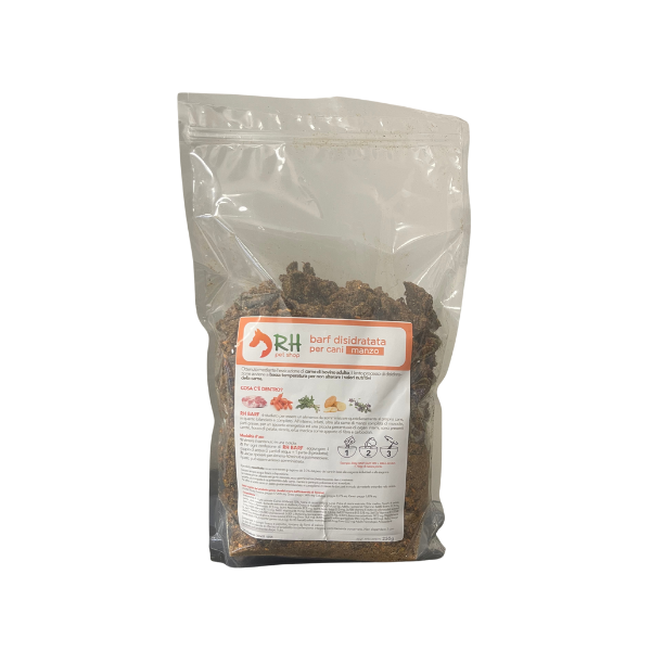 BARF Disidratata completa Manzo – Bocconcini 1 kg
