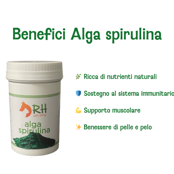 Alga Spirulina per cani
