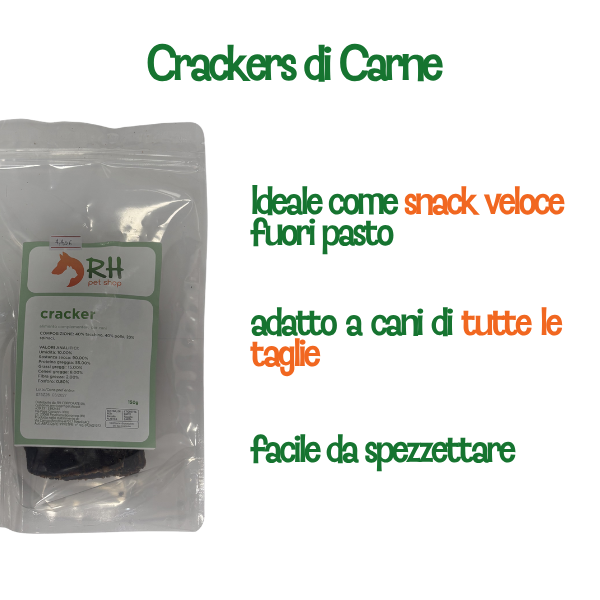 Cracker di Carni Bianche e verdure 150gr