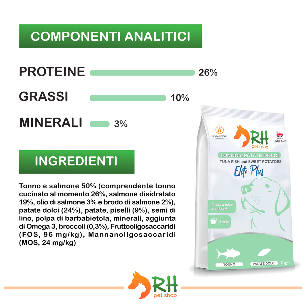 Tonno e patate dolci Elite plus