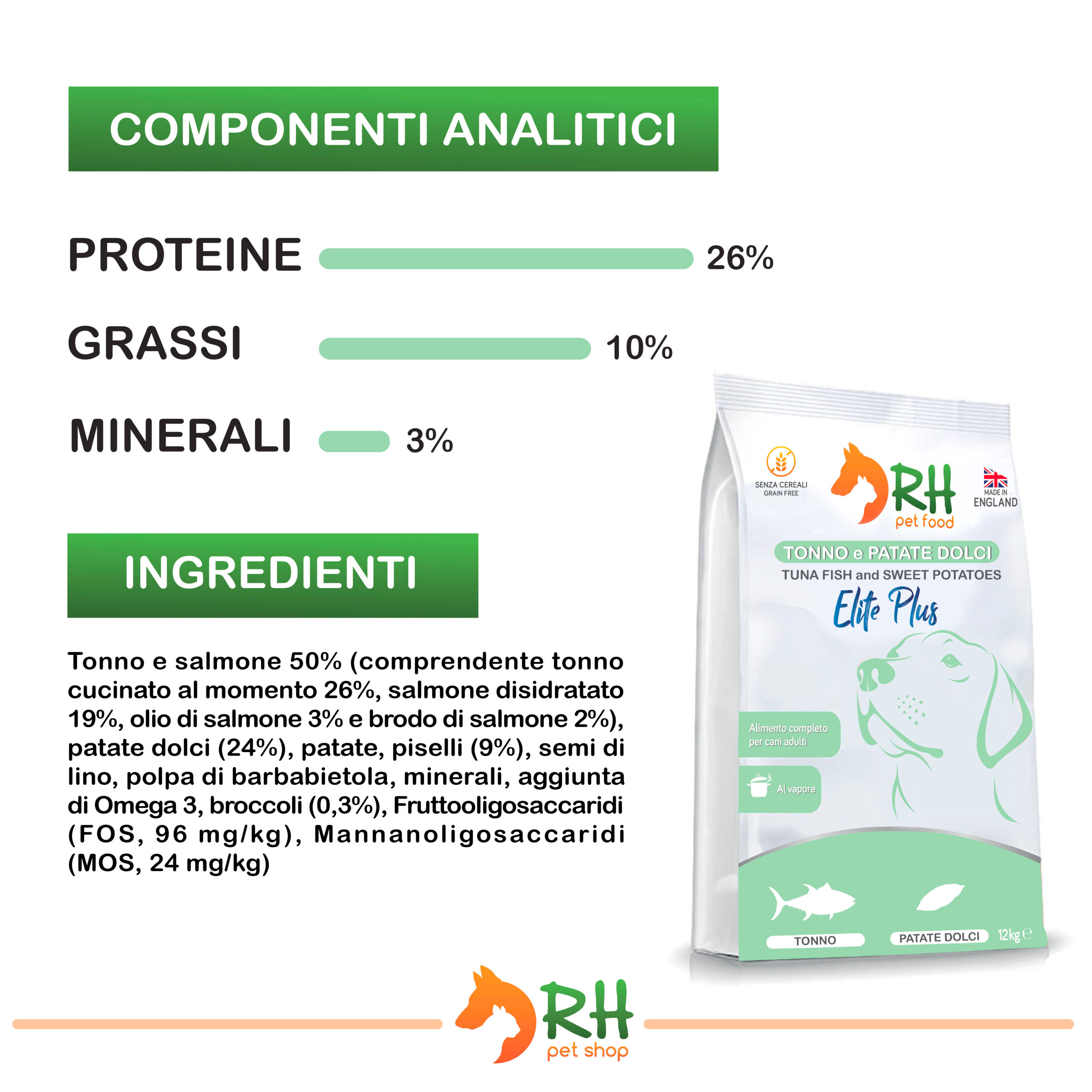 Tonno e patate dolci Elite plus