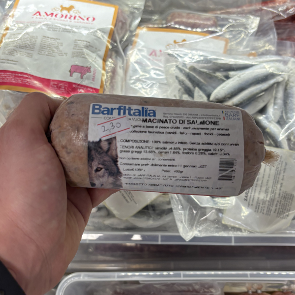 Macinato Salmone Barf Italia