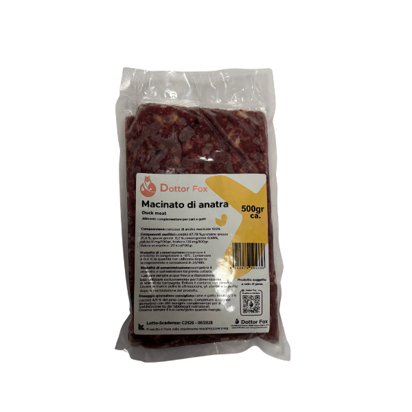 Macinato Anatra Dottor Fox 500gr