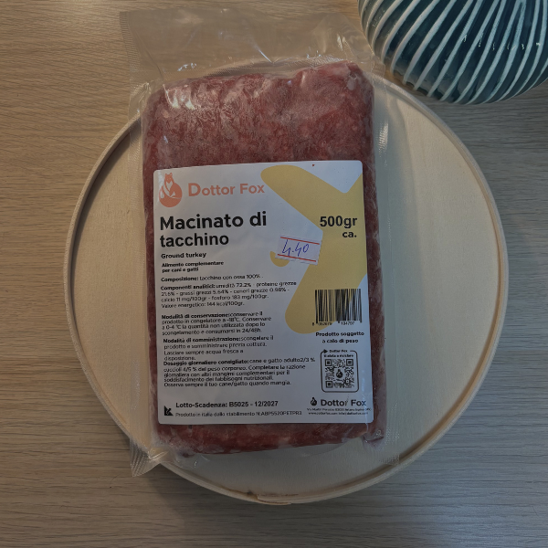 Macinato di Tacchino BARF Dottor Fox