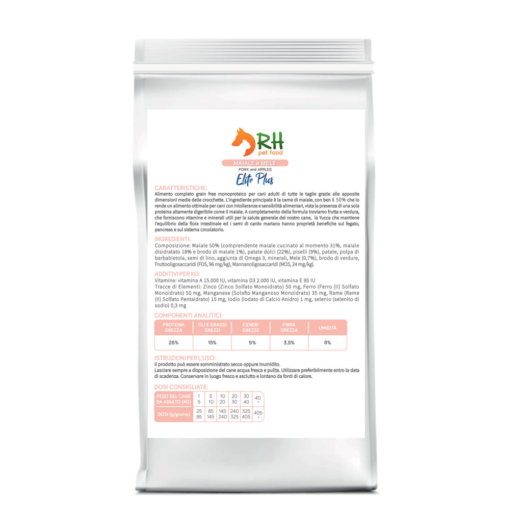 Maiale e mele Elite plus adult
