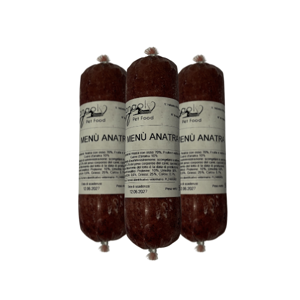 Menu completo Anatra 500gr Angolo Barf