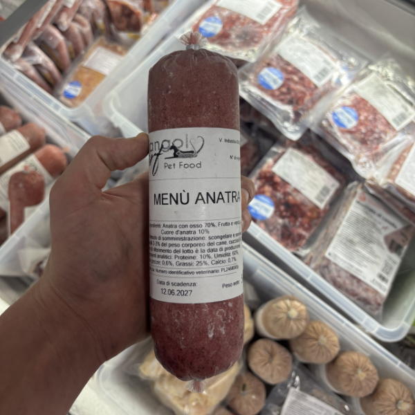 Menu completo Anatra 500gr Angolo Barf