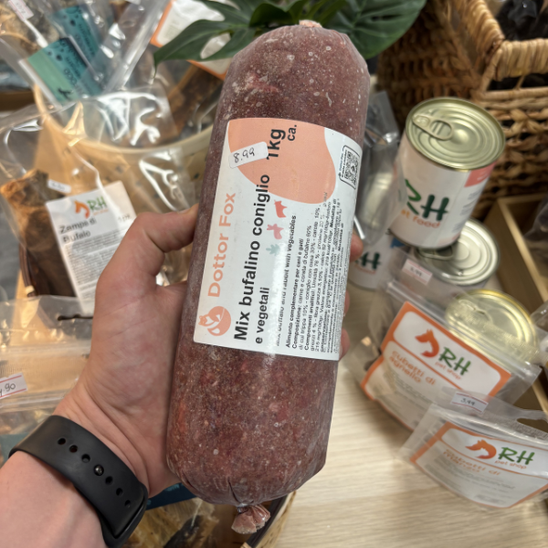 Mix 1kg Bufalino, Coniglio e verdure Dottor Fox