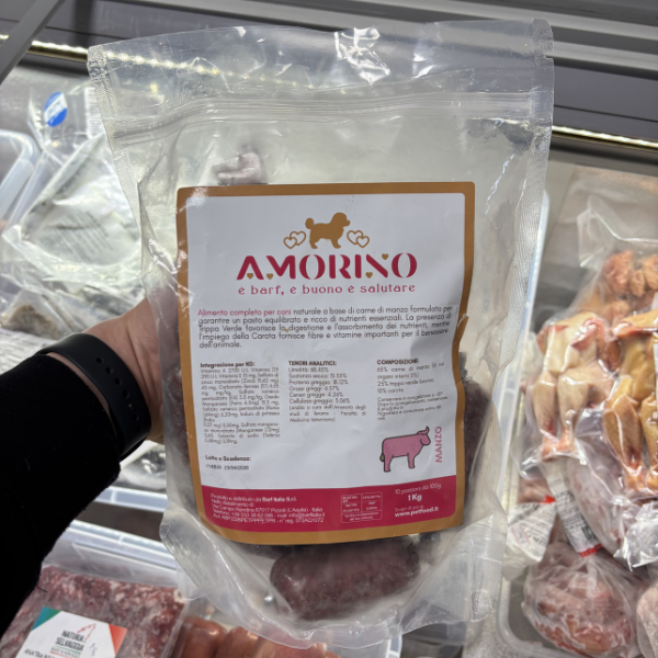 Amorino Mix Completo BARF Manzo 10x100gr