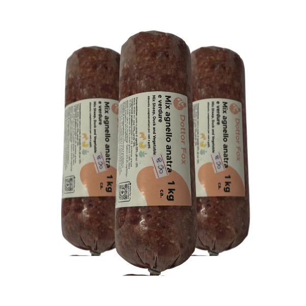 Mix Agnello e anatra 1kg Dottor Fox