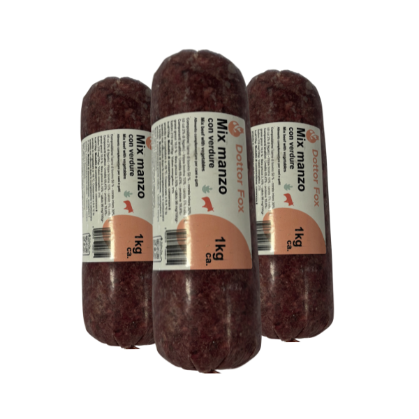 Mix manzo con verdure 3kg Dottor Fox