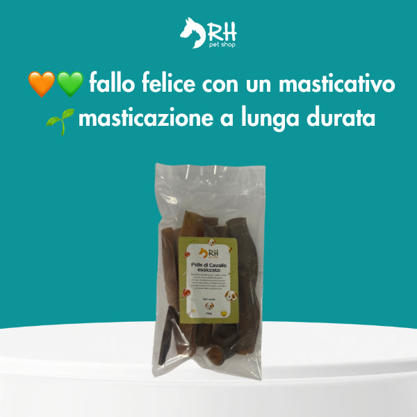 Pelle di cavallo essiccato