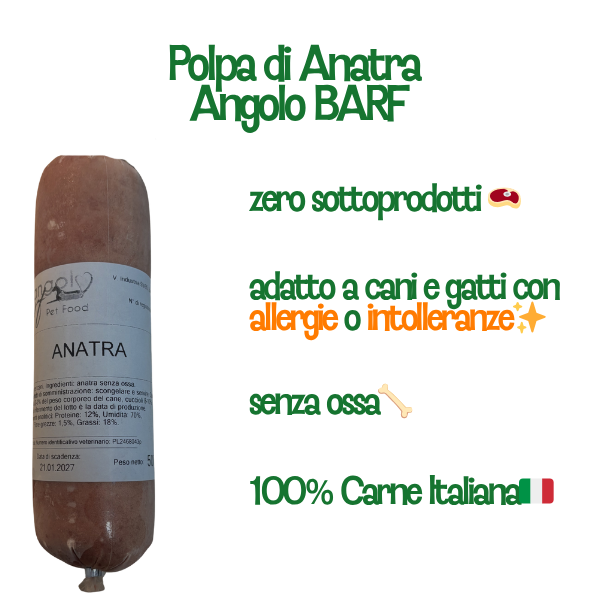 Polpa Anatra Angolo BARF