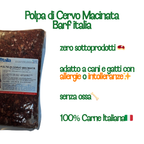 Polpa Cervo Macinata Barf Italia