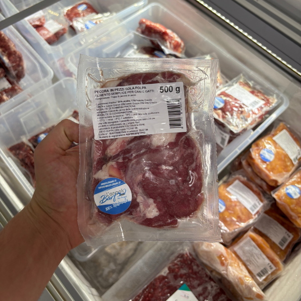 Polpa pecora in pezzi Angolo BARF 500gr