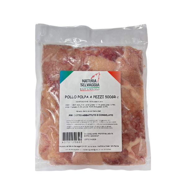 Polpa Pollo Macinata/Pezzi Natura Selvaggia