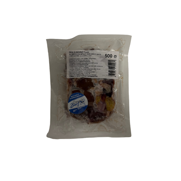 Rene bovino in pezzi Angolo BARF 500gr