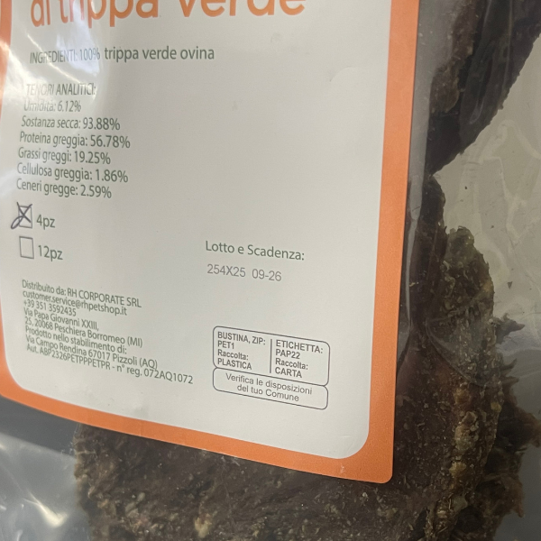Burger Trippa Verde 4 pz