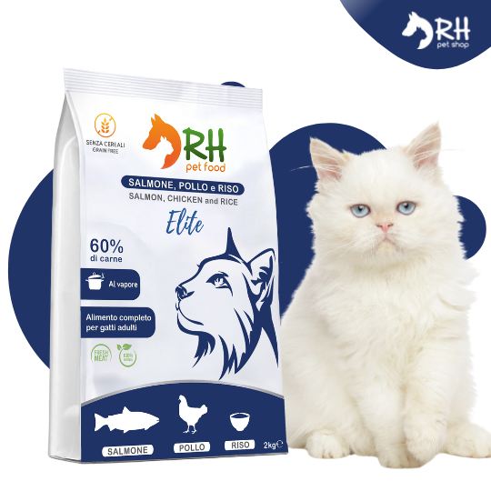 Salmone, pollo e riso Elite - benefici