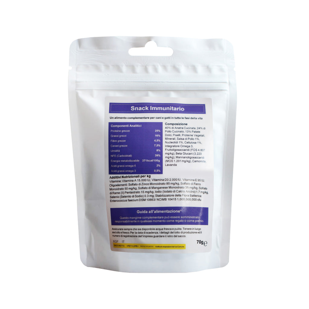 Snack Immunitario per cani e gatti