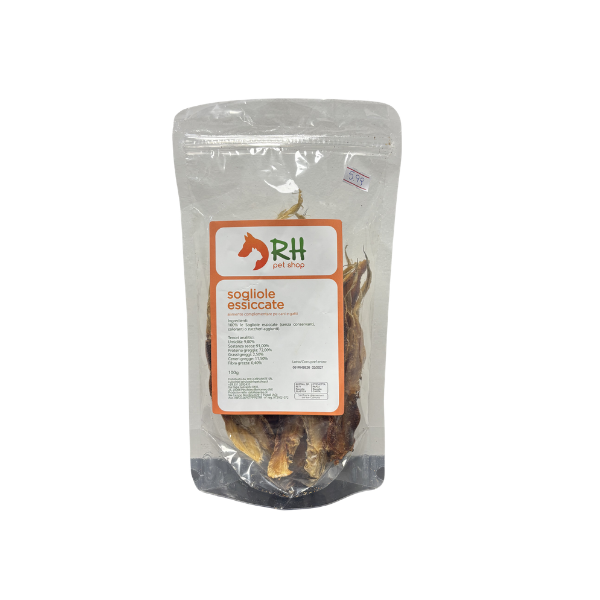 Sogliole Essiccate per Cani 100gr