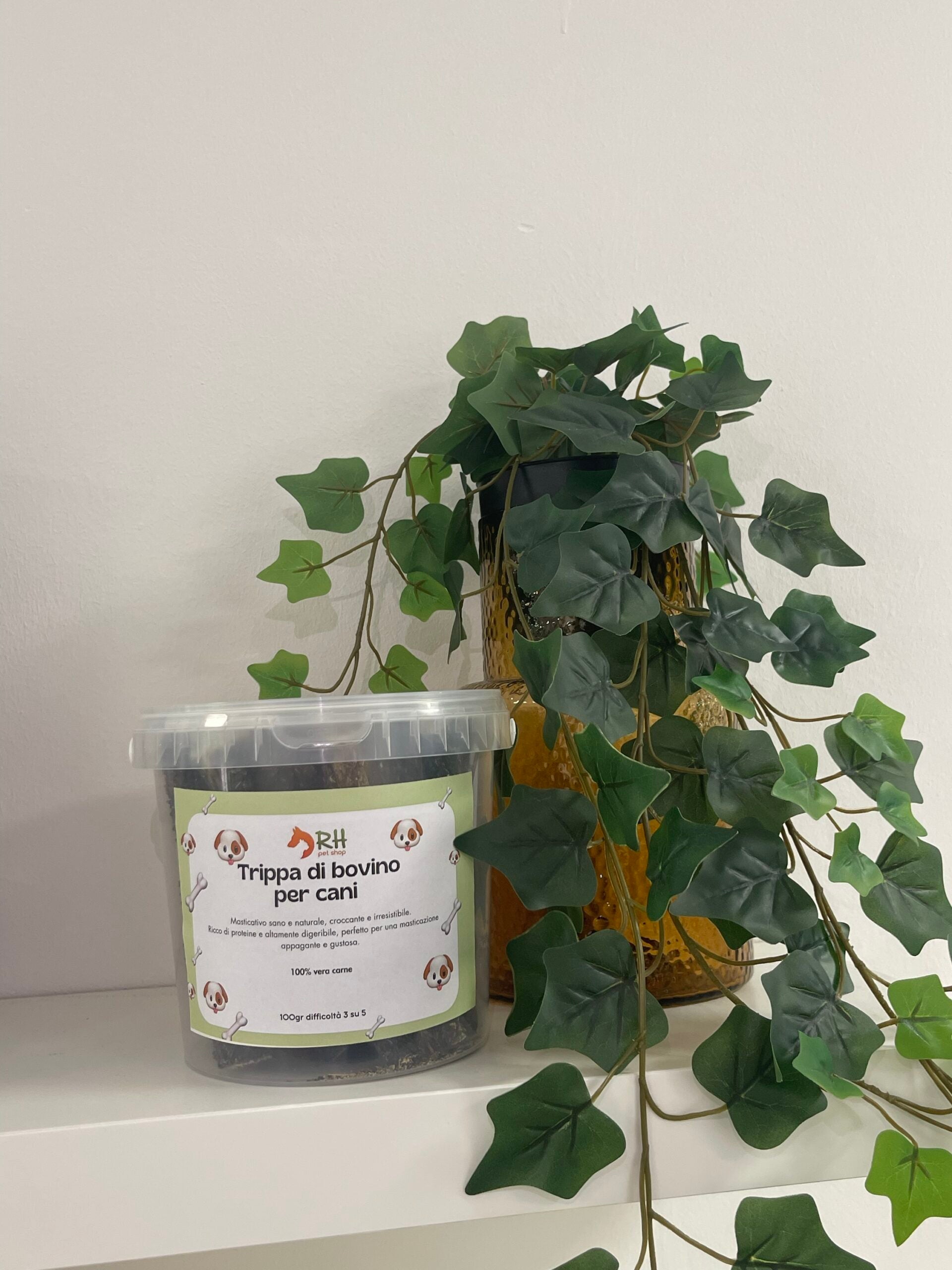 Trippa bovina essiccata per cani 500gr