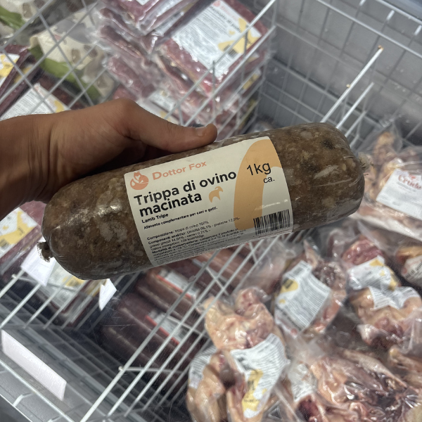 Trippa di Ovino Macinata 1kg Dottor Fox